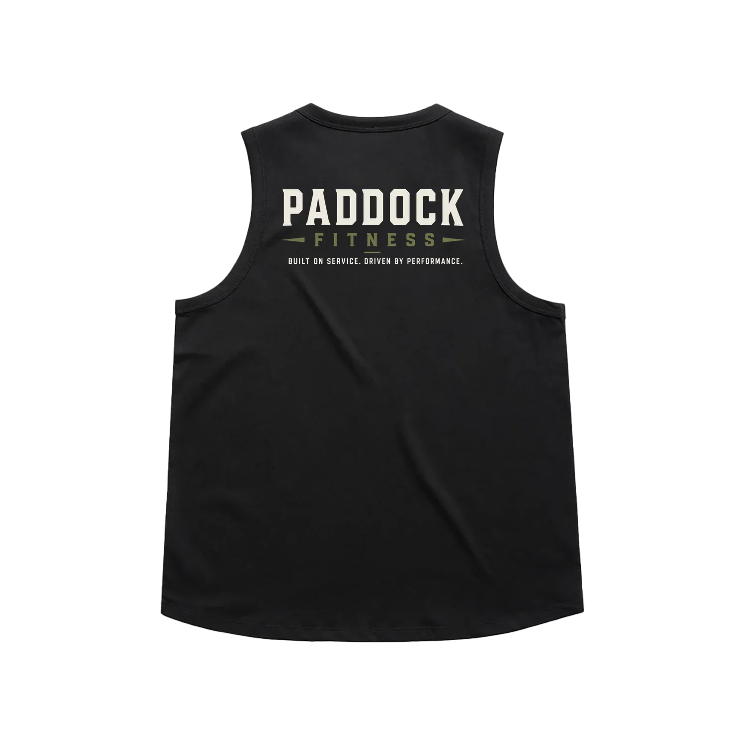 Black Paddock Fitness women's box tee